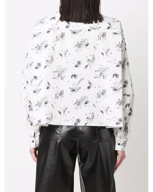 Woolrich Gray Shirts White