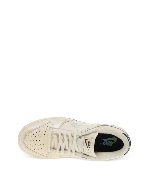 Nike White Dunk Low Lace-Up Sneakers