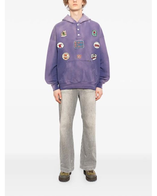 KAMIYA Purple Patch Hoodie for men
