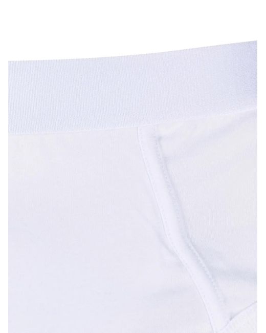 Comme des Garçons White Cotton Briefs for men
