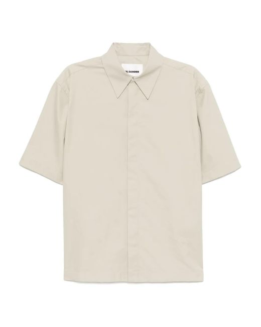 Jil Sander White Short-Sleeved Shirt for men