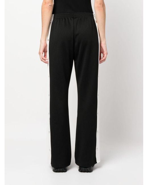 Givenchy Black Panelled-design Straight-leg Track Pants