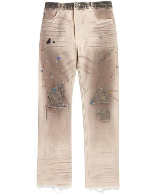 GALLERY DEPT. Natural Hollywood Distressed Jeans for men
