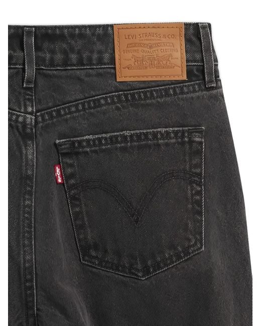 Levi's Gray Low-Rise Cotton Jeans