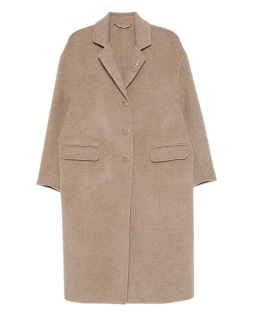Ermanno Scervino Natural Efezia Mantel mit Klappentasche