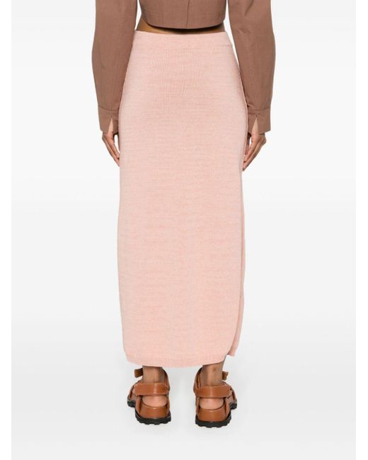 Aeron Pink Soothe Knitted Maxi Dress