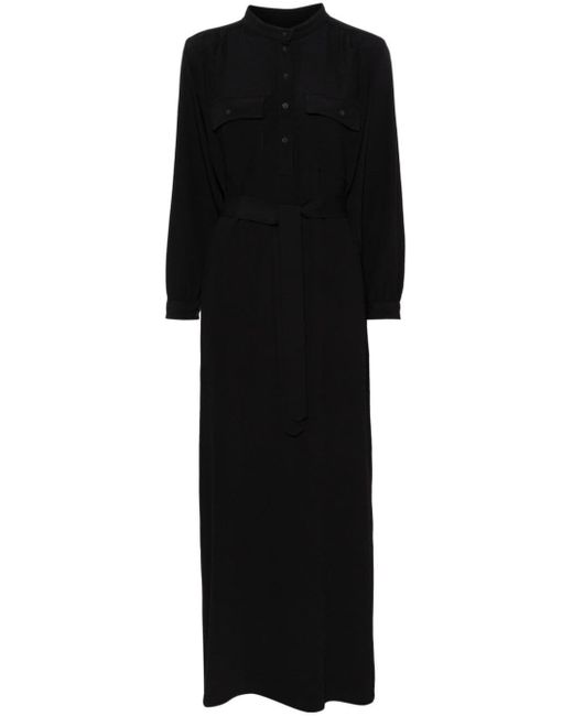 Vestido camisero largo A.P.C. de color Black