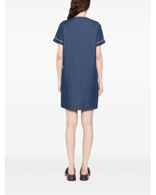 SPORT b. by agnès b. Blue Chambray Dress