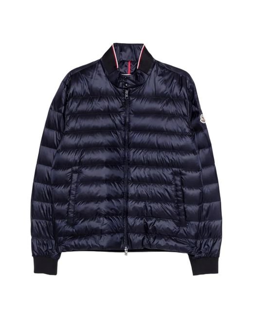 Moncler Blue Quilted Padded Jacket for men