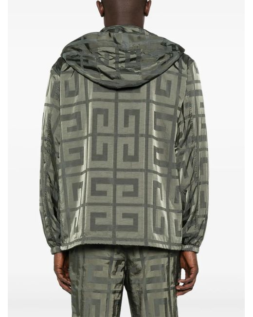 Givenchy Green 4G Windbreaker Jacket for men