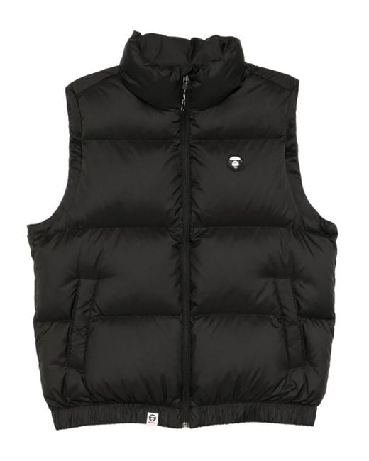 Gilet À Patch Logo Aape By A Bathing Ape pour homme en coloris Black
