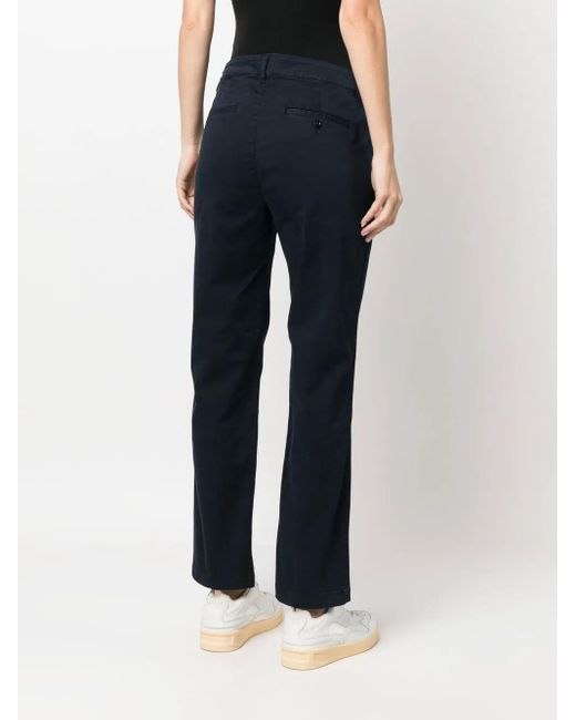 Ralph Lauren Blue Slim-Fit Cotton Trousers