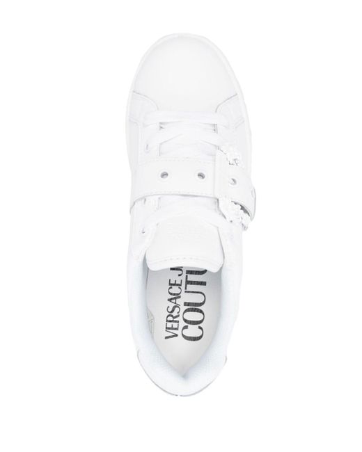 Versace White Court 88 Leather Sneakers