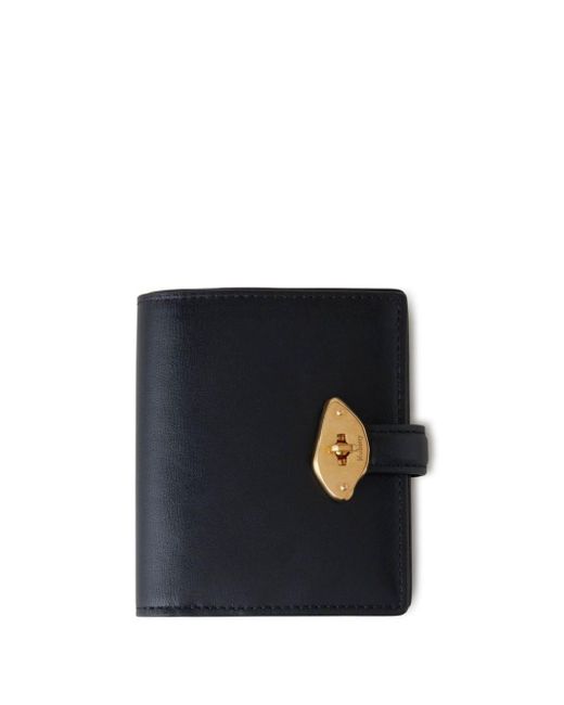 Mulberry Blue Lana Compact Leather Wallet