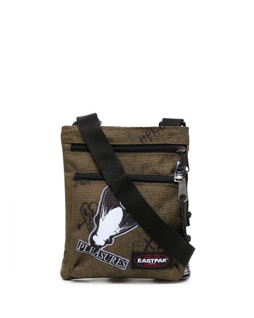 Eastpak X Pleasures Rusher Drawstring Messenger Bag in Green for Men Lyst