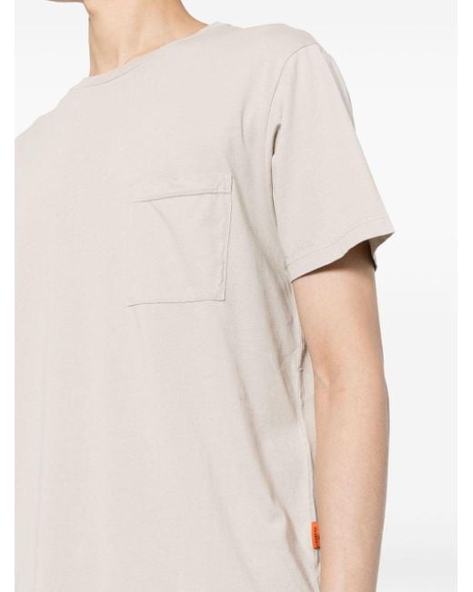 Barena White Chest-pocket Cotton T-shirt for men