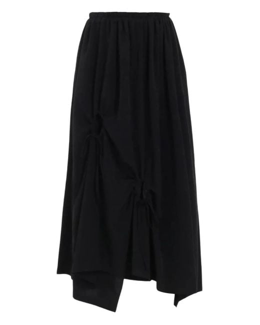 Y's Yohji Yamamoto ギャザーディテール スカート Black