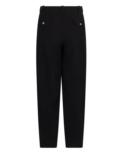 Emporio Armani Black Technical Fabric Pants for men