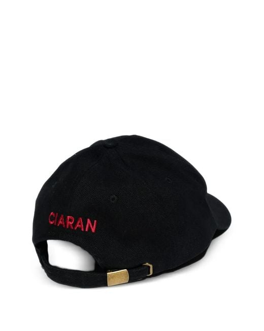 CIARAN Black Cc1 Embroidered Cap