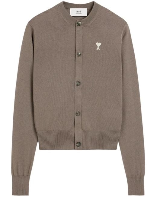 AMI Ami De Coeur カーディガン Brown
