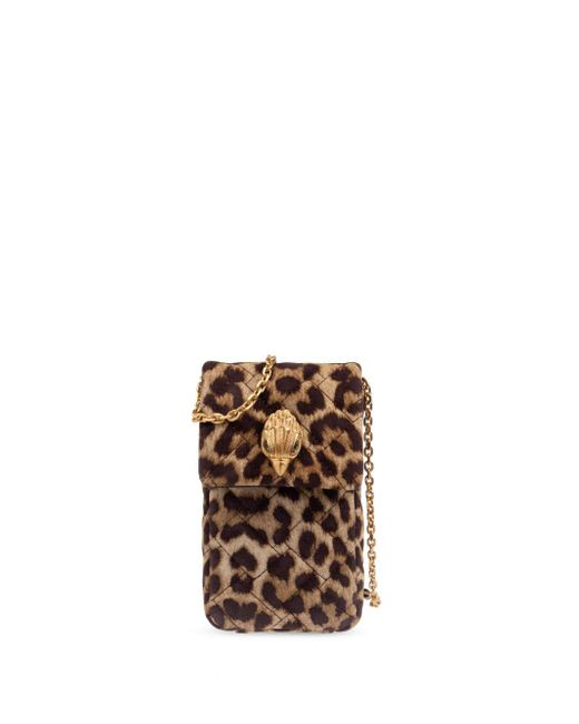 Kurt Geiger White Kensington Phone Bag