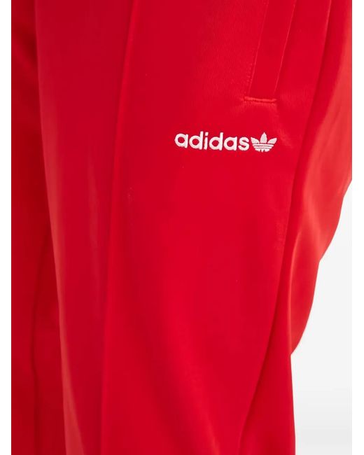 Adidas Red Archive Track Trousers for men