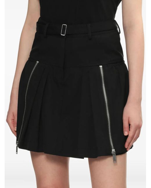 3.1 Phillip Lim ジップディテール スカート Black