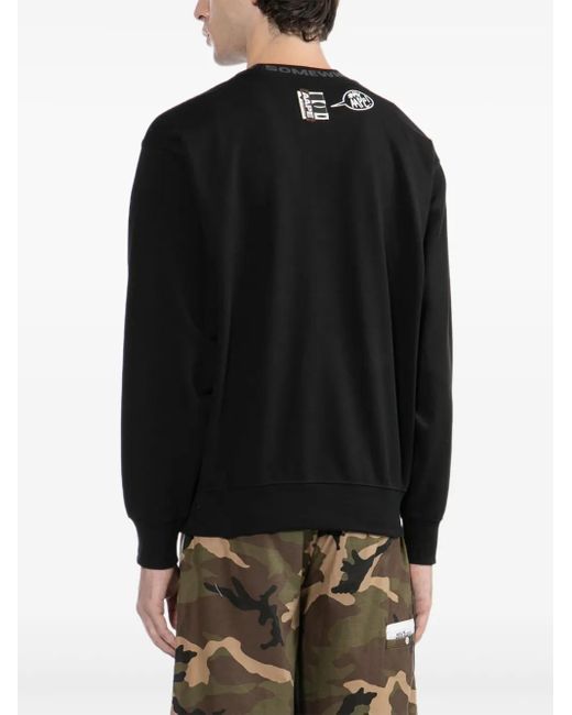 Aape By A Bathing Ape Black Logo Sweatshirt for men