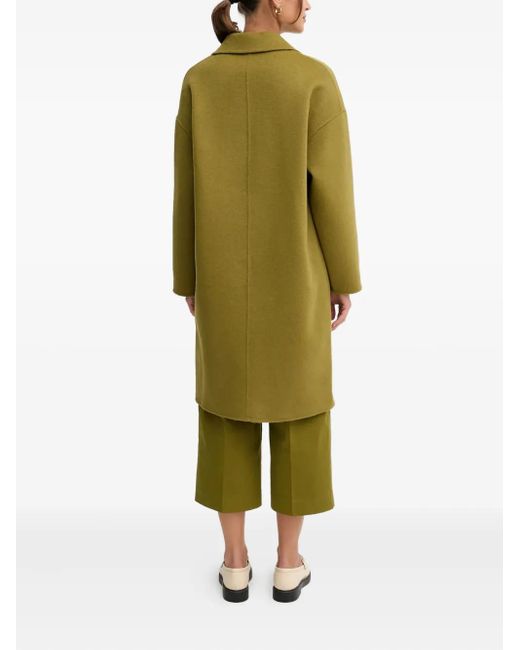 Benetton Green Pocket Button Coat