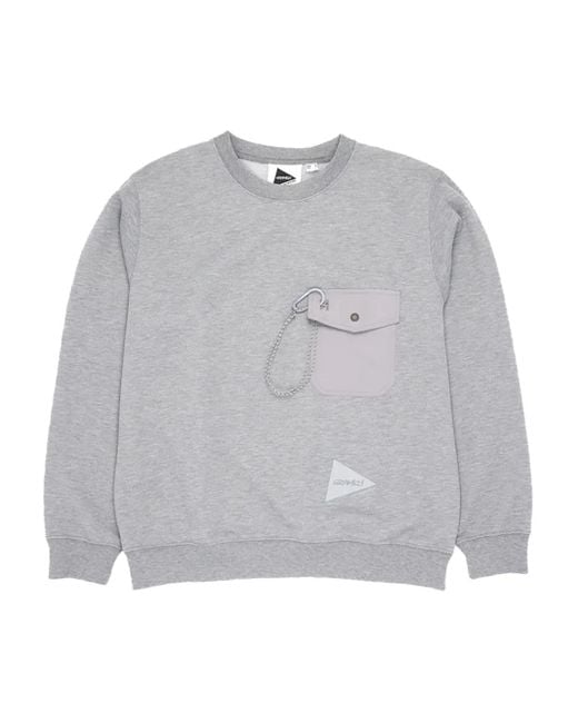Gramicci Gray Pocket Sweatshirt