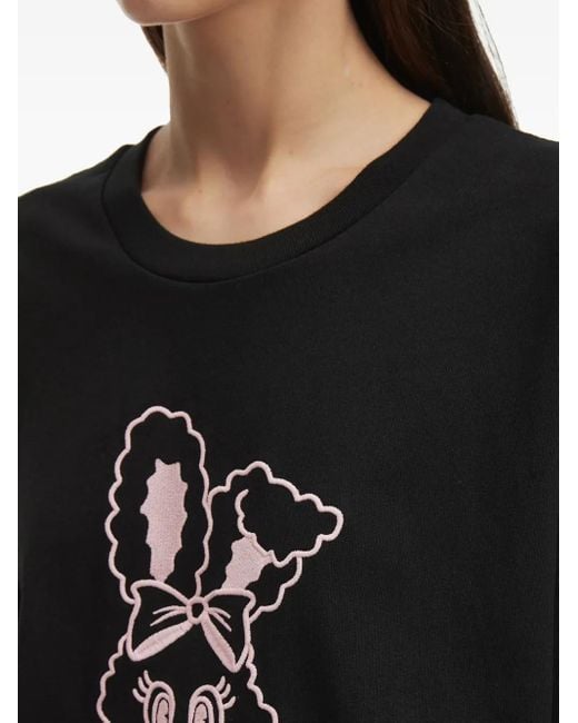 Chocoolate Black Cotton T-Shirt