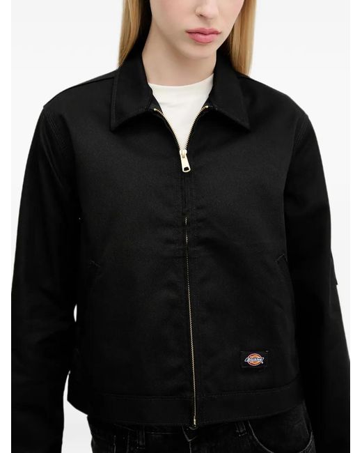 Dickies Black Zip Front Jacket