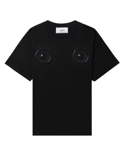 Coperni T-shirt Met Patch in het Black
