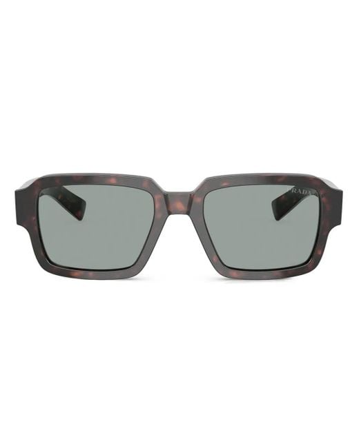 Prada Gray Logo Sunglasses for men