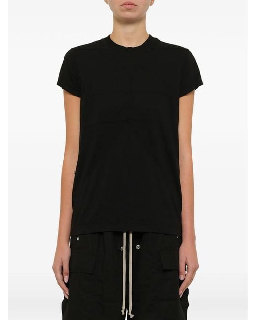 Rick Owens Black Crew-Neck Short-Sleeve T-Shirt