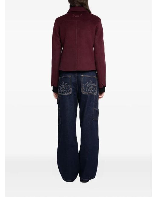 Zadig & Voltaire Red Liam Wool Jacket