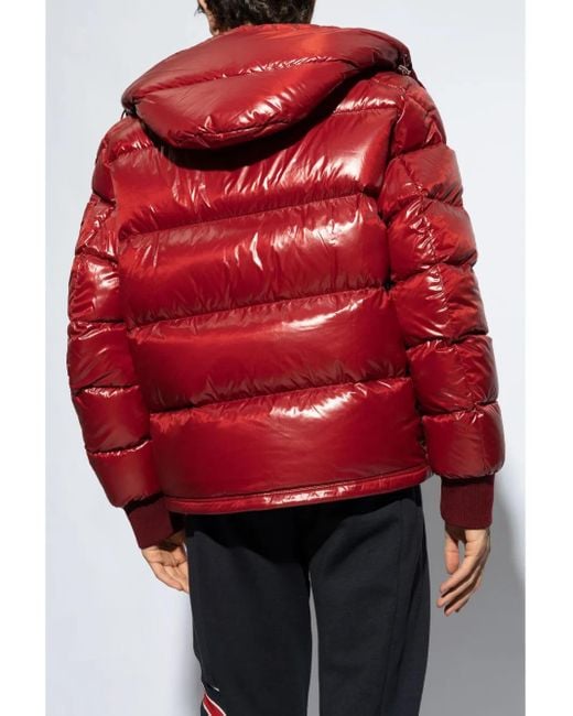 Moncler Red 'Maljasset' Down Jacket for men