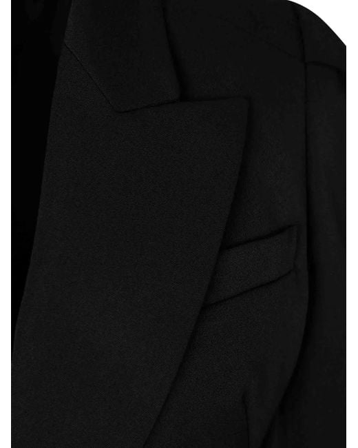 McQueen Black Single-Breasted Blazer