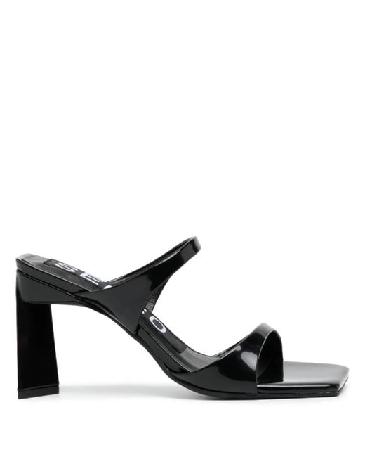 Senso Black Valeria 95Mm Leather Sandals