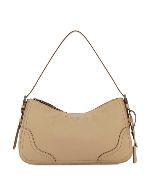 Prada Natural Aimèe Stitched Sacca Large Tote Bag