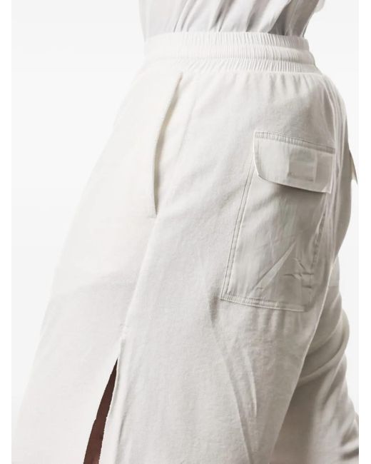 Thom Krom White Drawstring Pocket Shorts for men