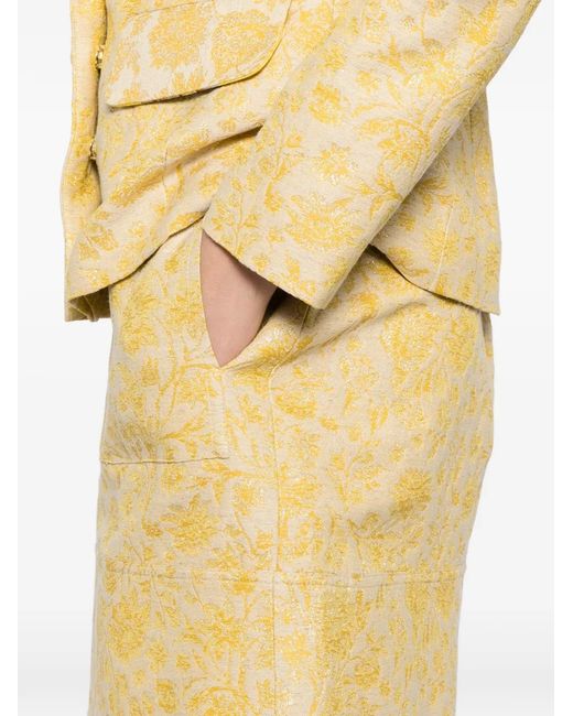 BLAKLACE Natural Floral Skirt