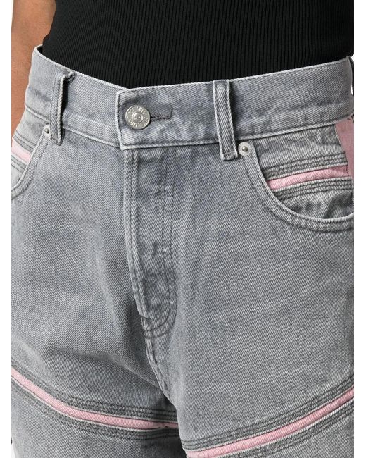 DIESEL Gray D-Pilut Straight-Leg Jeans