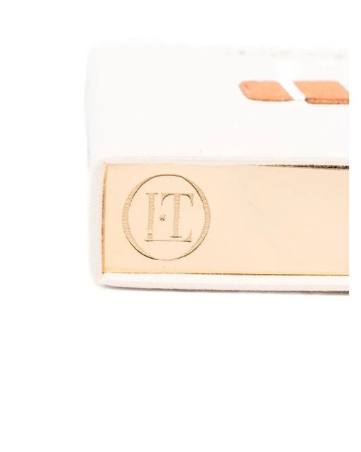 Olympia Le-Tan Blue Boarding Pass Clutch