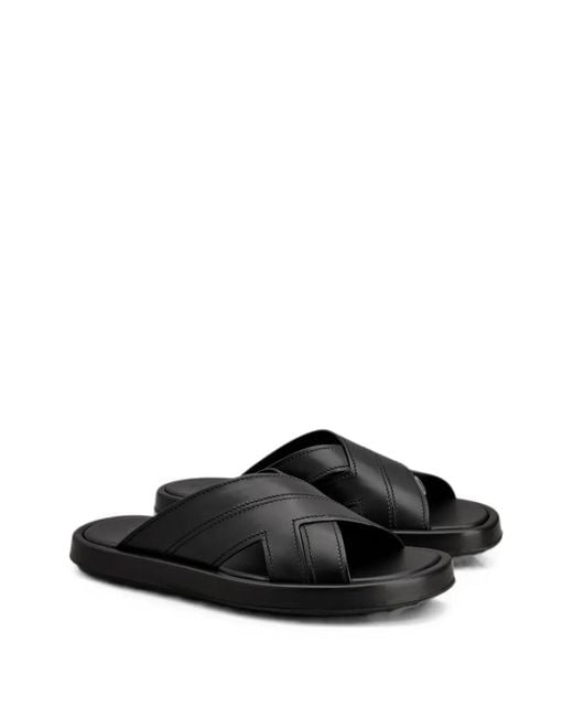 Tod's Black Sandals for men