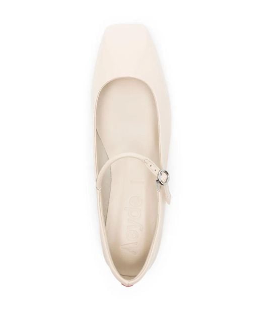 Aeyde Natural Uma Ballerina Shoes