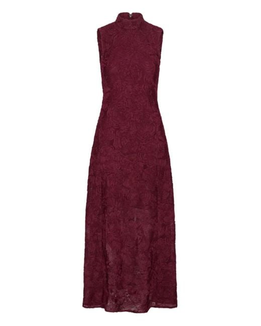 ROTATE BIRGER CHRISTENSEN レースディテール ドレス Purple
