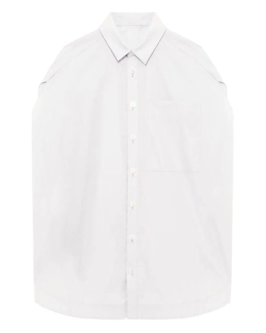 Enfold Overhemd Met Borstzak in het White