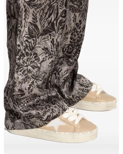 Golden Goose Deluxe Brand Natural Hi Star Leather Sneakers