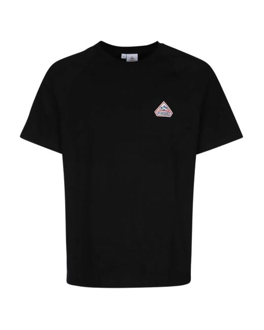 Pyrenex Black Logo-Patch T-Shirt for men